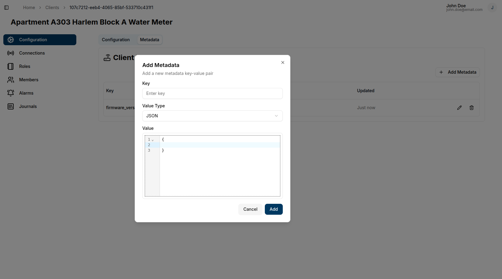JSON editor