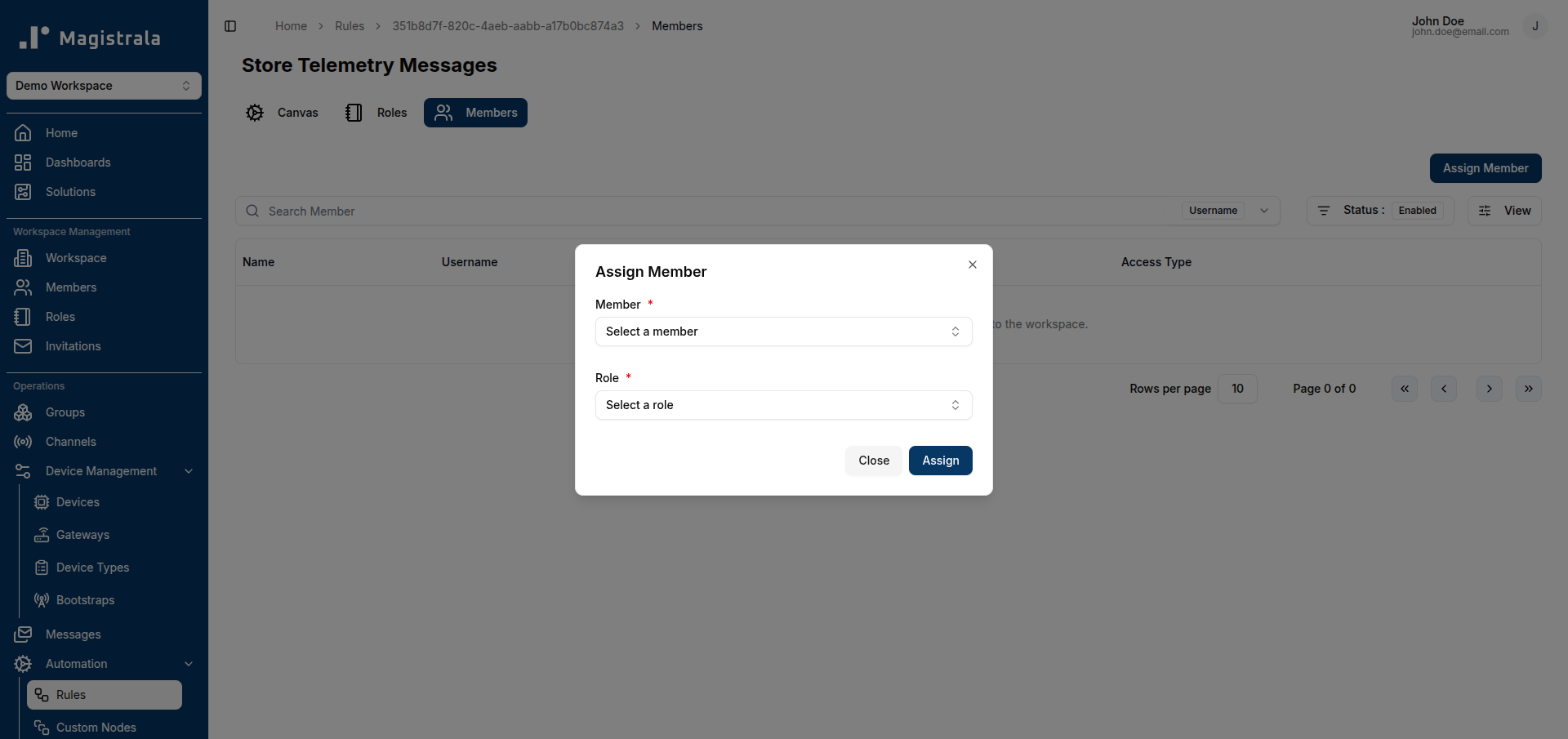 Assign Members