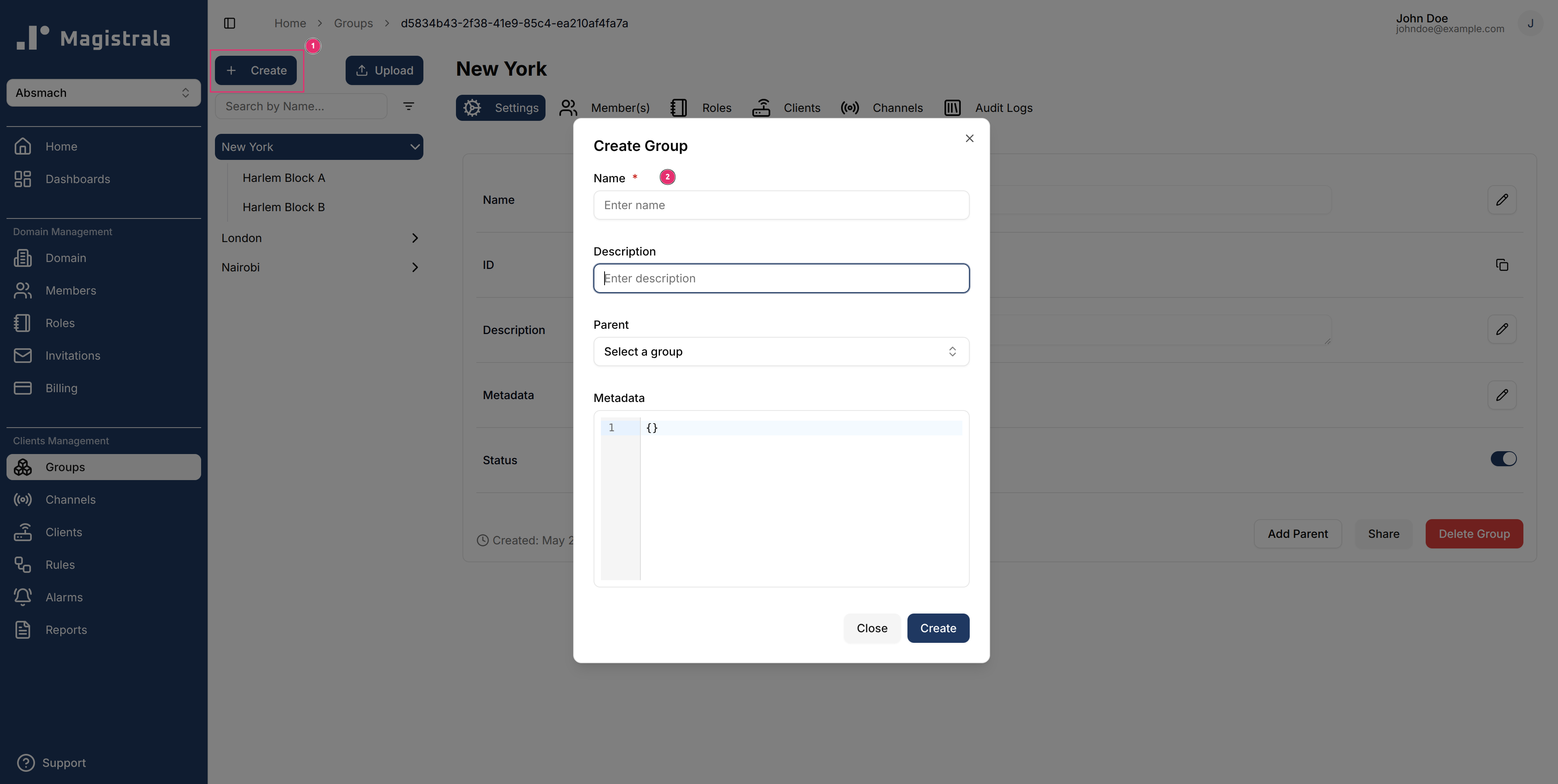 Create Group